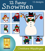 12 Funny Snowmen