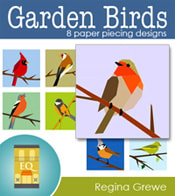 Garden Birds - Pieced