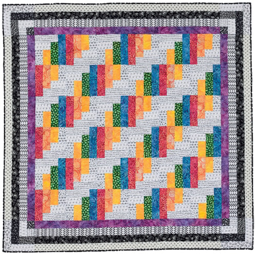 Climbing Mountains finished quilt