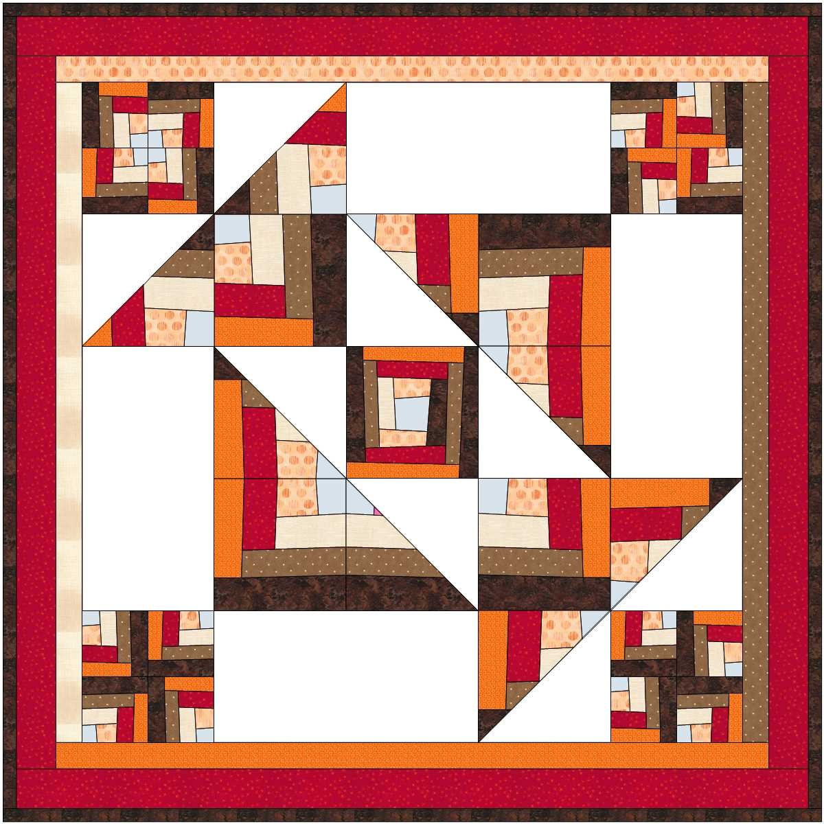 EQ8 Block Spotlight: Twisted Log Cabin 2 | The Electric Quilt Blog